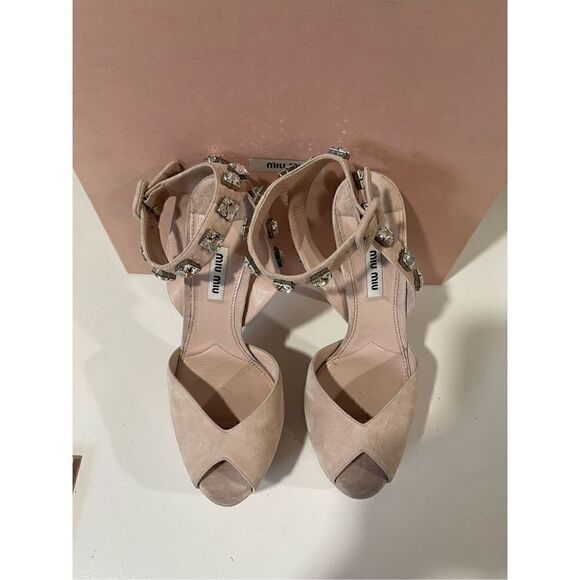 Miu Miu Platform Sandals Size 39 - Picture 11 of 14